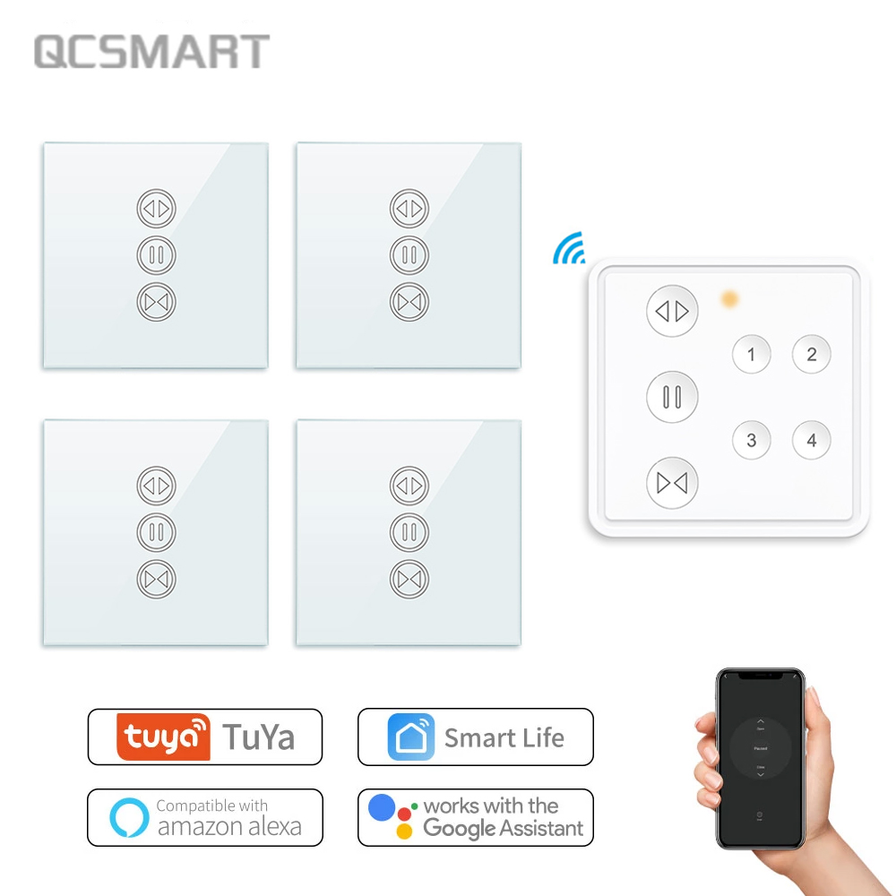 Tuya 4 Channel - Tuya vida inteligente rf wifi interruptor