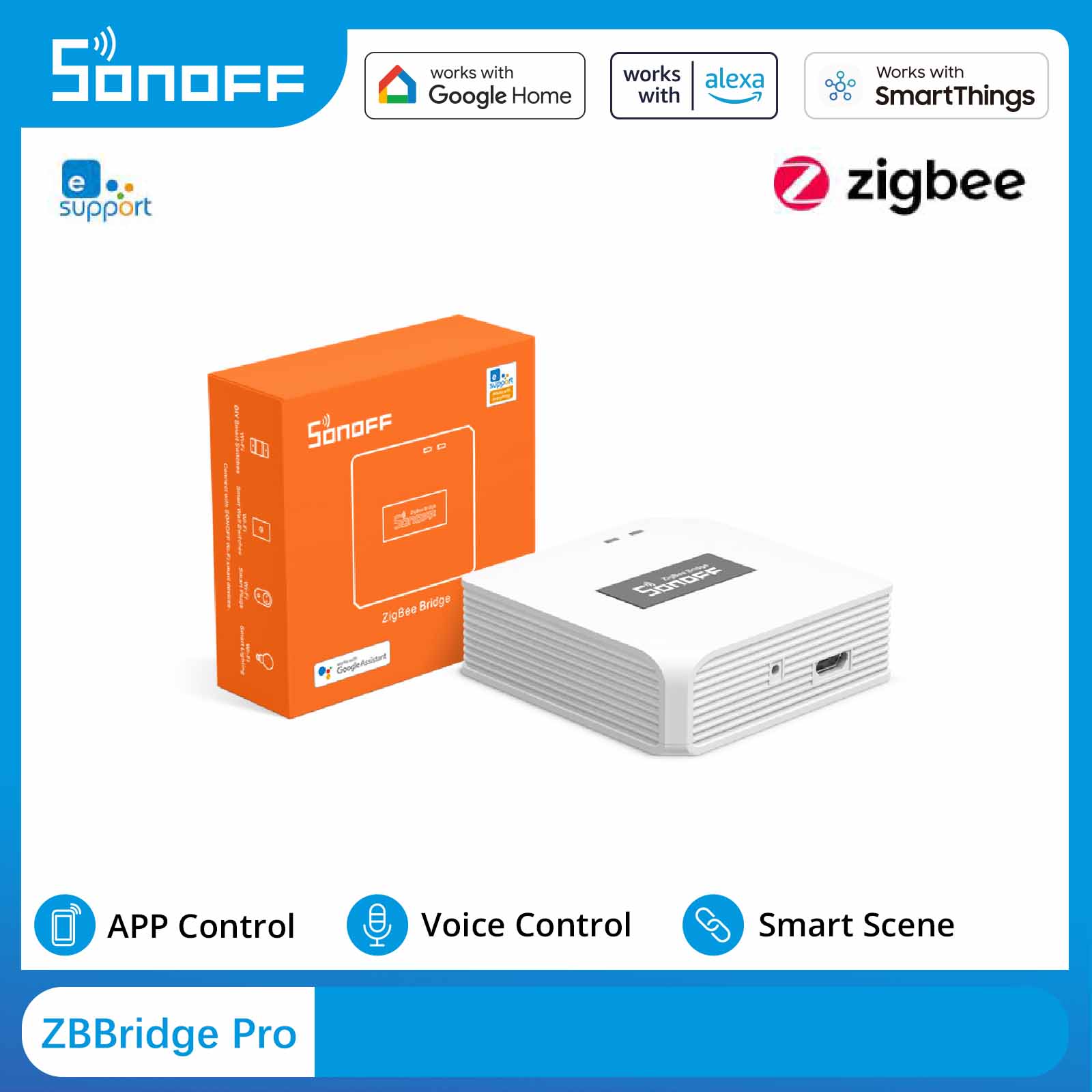 Sonoff - Gateway ZigBee SONOFF ZBBridge-P, Conecta Dispositivos