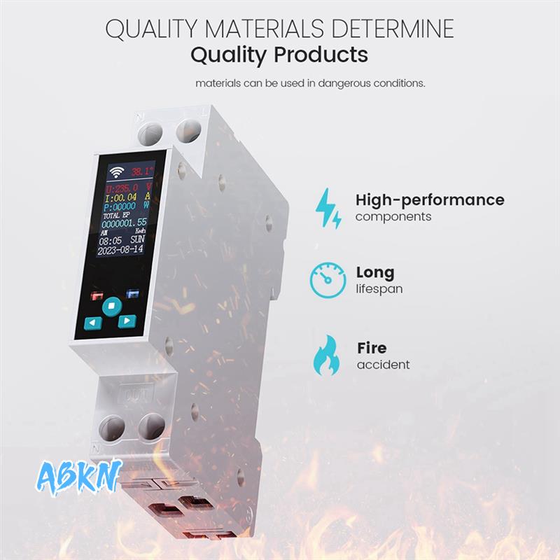 Smart Relay Tuya - ABKN-50A tuya wifi interruptor inteligente disjuntor