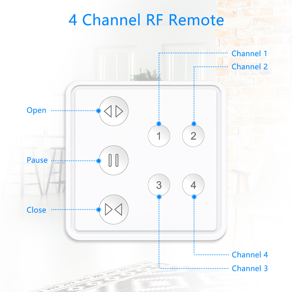 Tuya vida inteligente rf wifi  - Tuya 4 Channel avaliação e preço