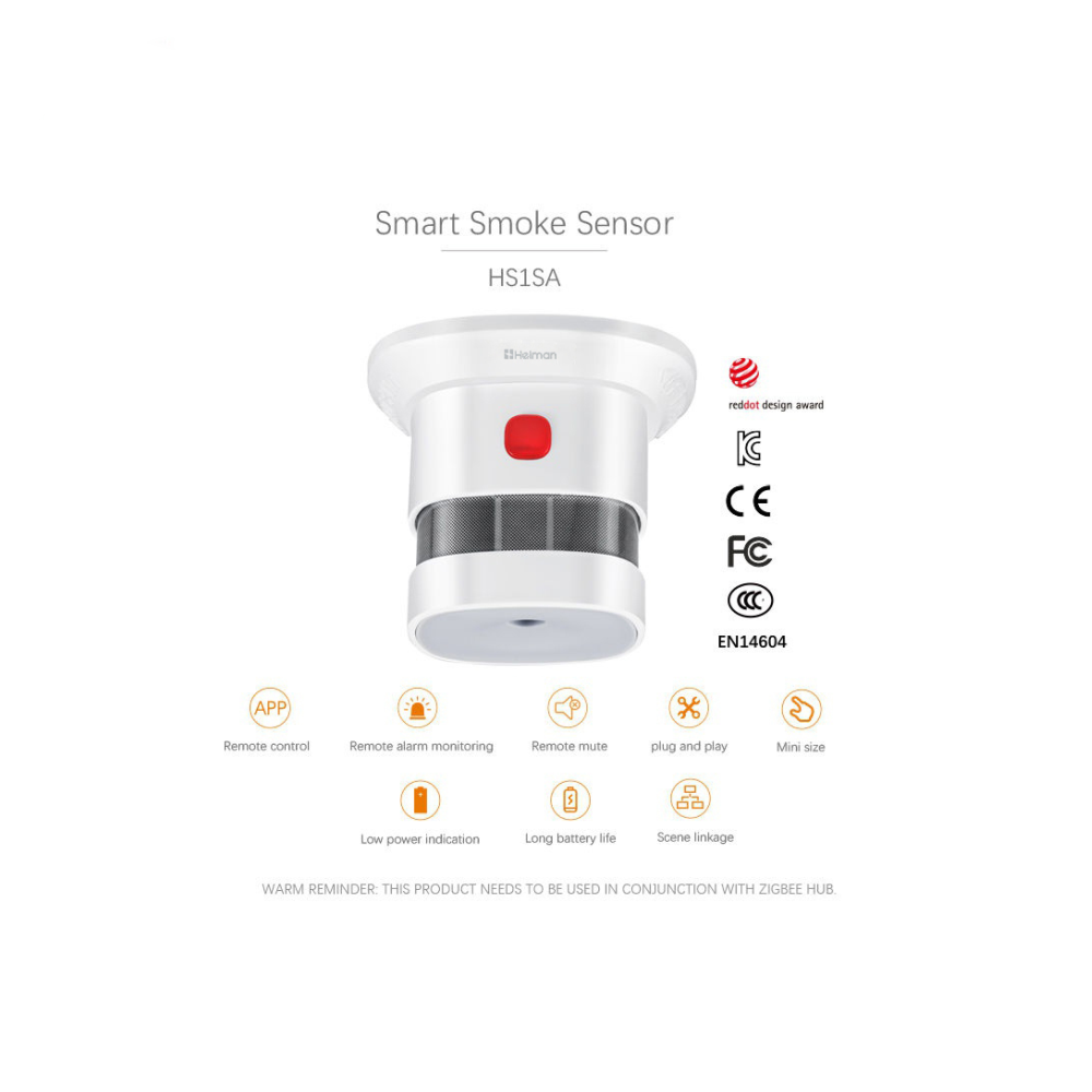 Detector de Fumaça Inteligente - Home Assistant Tuya avaliação e preço