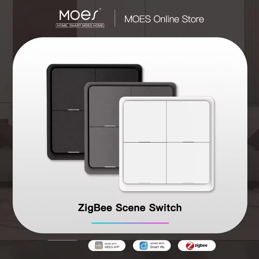 MOES 4 Gang Tuya ZigBee Wirele - Sonoff Basic avaliação e preço