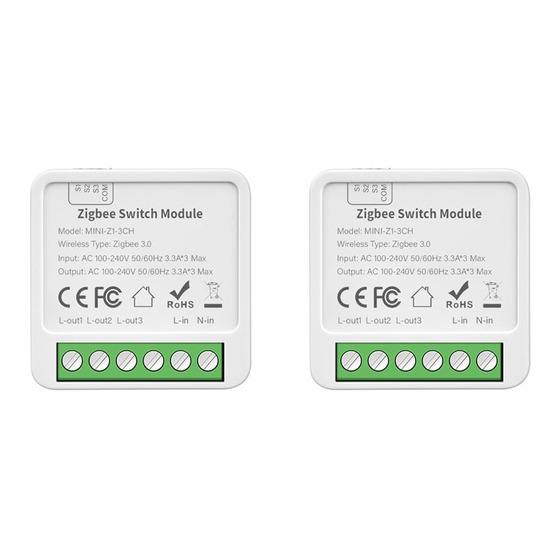 ABGR-2X tuya zigbee 3 ch diy i - Smart Relay Tuya avaliação e preço