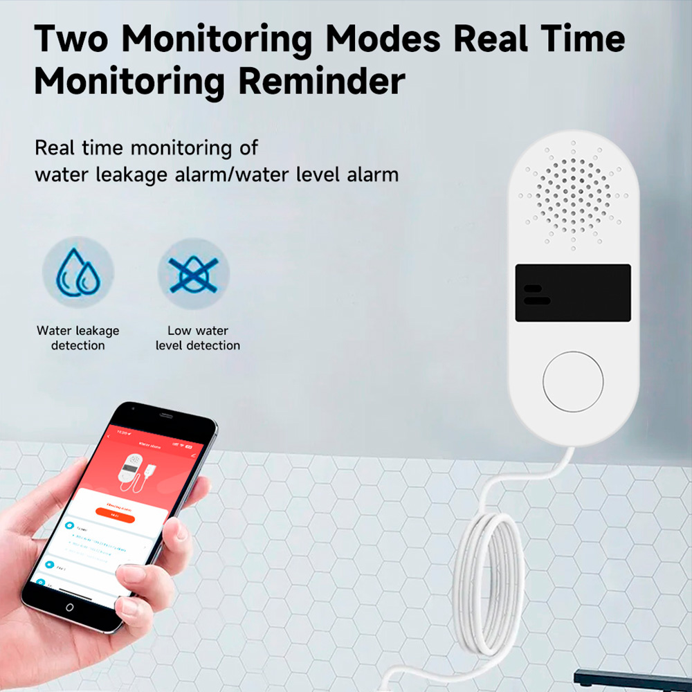 Tuya WiFi Detector De Vazament - Home Assistant Tuya avaliação e preço