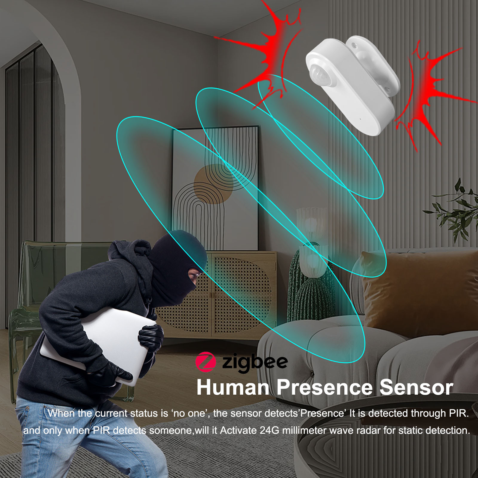 Sensor de Presença Humana Tuya - Home Assistant Tuya avaliação e preço