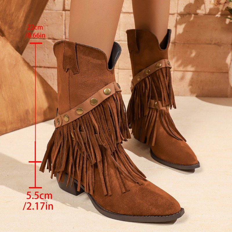 Botas de Calça com Franjas Vin - Tasmota avaliação e preço